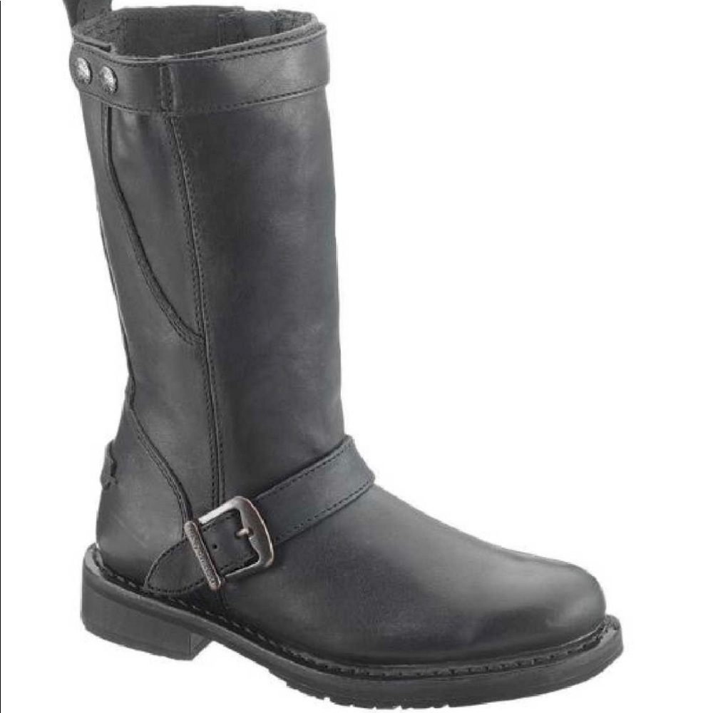 HARLEY DAVIDSON leather motorcycle boots sold out model